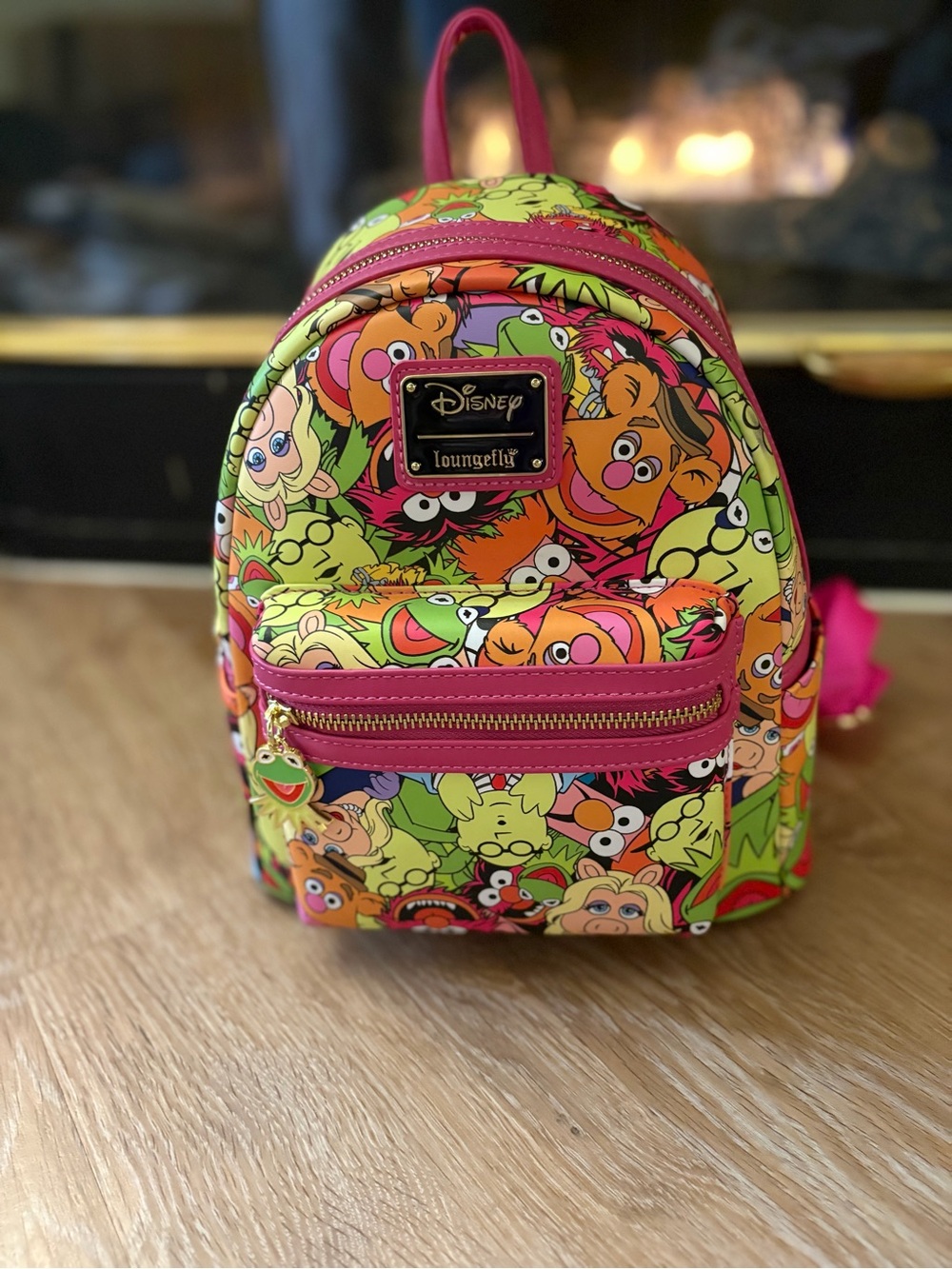 Loungefly Kids' Muppets Mini Backpack - Pink, Green & Multicolor
